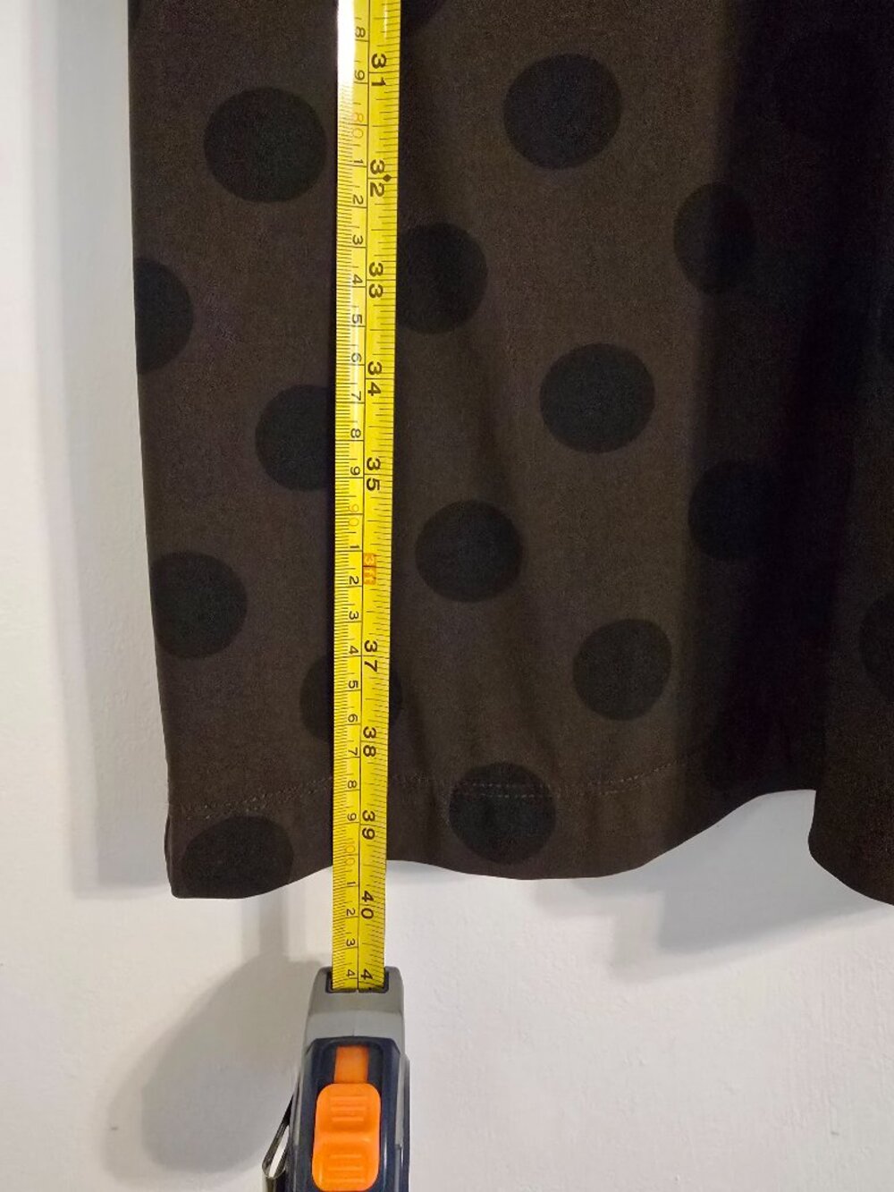 Tekbika By Alembika Dress Sz 2 Black Brown Dots Pockets Stretch Art to Wear NWOT - Picture 14 of 14